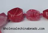 CNG1356 15.5 inches 8*10mm - 20*25mm faceted nuggets agate beads