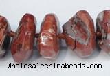 CNG1372 15.5 inches 12*20mm - 18*30mm nuggets agate beads