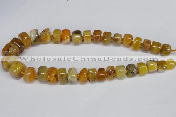 CNG1447 15.5 inches 10*14mm - 12*20mm nuggets agate gemstone beads