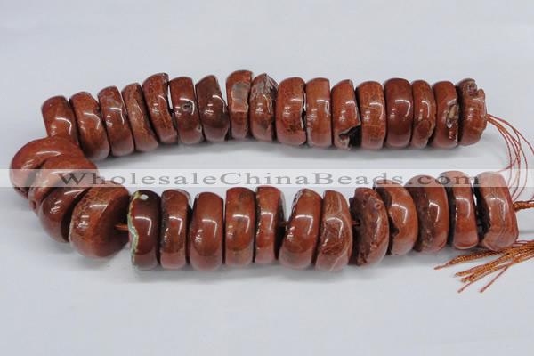 CNG1462 15.5 inches 11*30mm - 13*30mm nuggets agate gemstone beads