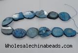 CNG1657 15.5 inches 25*30mm - 30*35mm freeform druzy agate beads