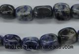 CNG212 15.5 inches 10*14mm nuggets sodalite gemstone beads