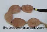 CNG2135 7.5 inches 25*30mm - 30*35mm freeform agate beads