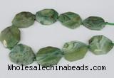 CNG2148 15.5 inches 30*40mm - 35*45mm freeform agate gemstone beads