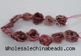 CNG2160 15.5 inches 25*35mm - 35*40mm nuggets druzy agate beads