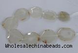 CNG2534 15.5 inches 35*40mm - 40*45mm freeform druzy agate beads