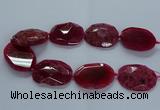 CNG2649 15.5 inches 30*38mm - 40*50mm freeform agate beads