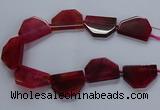 CNG2742 15.5 inches 28*40mm - 30*45mm freeform agate beads