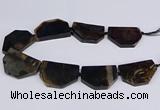 CNG2751 15.5 inches 30*45mm - 35*50mm freeform agate beads