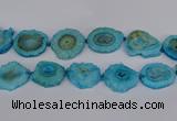 CNG2765 15.5 inches 30*40mm - 45*50mm freeform druzy agate beads