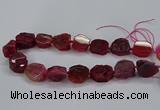 CNG2770 15.5 inches 20*22mm - 22*26mm freeform agate beads