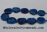 CNG2778 15.5 inches 30*35mm - 35*40mm freeform agate beads