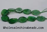 CNG2779 15.5 inches 30*35mm - 35*40mm freeform agate beads