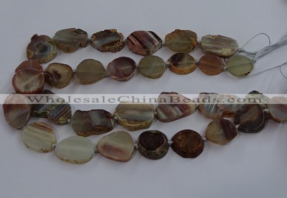 CNG2930 15.5 inches 18*25mm - 25*30mm freeform agate beads