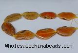 CNG2950 15.5 inches 25*35mm - 30*50mm freeform agate beads