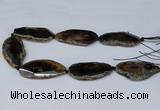 CNG2956 15.5 inches 25*35mm - 30*50mm freeform agate beads