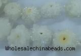 CNG2965 15.5 inches 8*10mm - 15*18mm freeform druzy agate beads