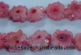 CNG2969 15.5 inches 8*10mm - 15*18mm freeform druzy agate beads