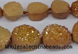 CNG2978 15.5 inches 12*16mm - 20*25mm freeform druzy agate beads