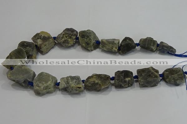 CNG3008 15.5 inches 15*20mm - 22*30mm nuggets labradorite beads