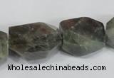 CNG306 15.5 inches 18*25mm faceted nuggets labradorite gemstone beads