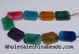 CNG3086 15.5 inches 30*40mm - 35*45mm freeform agate beads