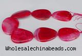 CNG3351 15.5 inches 40*50mm - 45*60mm freeform agate beads