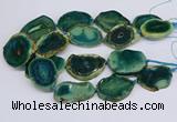 CNG3463 15.5 inches 35*40mm - 45*55mm freeform agate beads