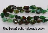 CNG3511 15.5 inches 15*20mm - 18*25mm faceted nuggets agate beads