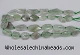 CNG3534 15.5 inches 15*20mm - 20*30mm freeform green quartz beads