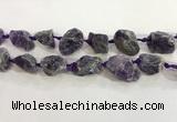 CNG3566 15.5 inches 18*20mm - 25*30mm nuggets rough amethyst beads