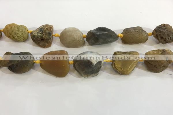 CNG3569 15.5 inches 18*20mm - 25*30mm nuggets rough agate beads