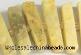 CNG3631 15.5 inches 5*30mm - 8*35mm sticks druzy agate beads