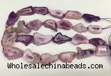 CNG3637 15.5 inches 22*30mm - 30*40mm freeform druzy agate beads