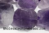 CNG3720 15.5 inches 10*14mm - 12*16mm nuggets rough amethyst beads