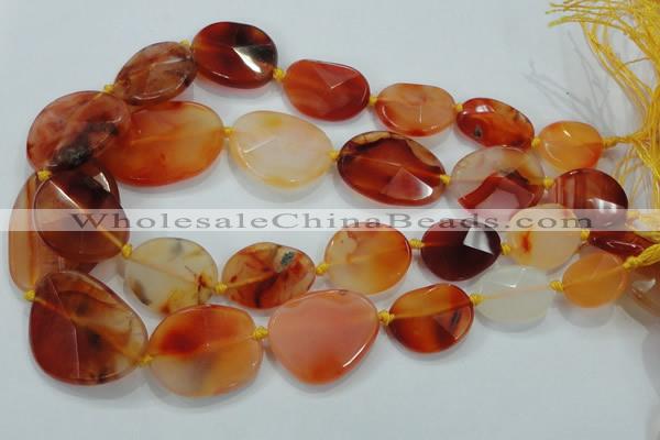 CNG447 15.5 inches 15*20mm – 30*40mm faceted nuggets agate beads