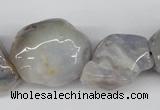 CNG52 15.5 inches 24*30mm nuggets botswana agate gemstone beads