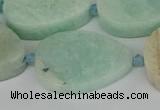 CNG5702 15.5 inches 22*30mm - 28*35mm freeform amazonite beads