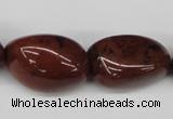 CNG58 15.5 inches 12*18mm - 20*35mm nuggets brecciated jasper beads