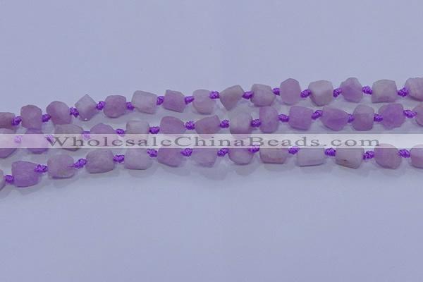 CNG5911 15.5 inches 4*6mm - 6*10mm nuggets rough kunzite beads