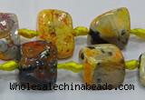 CNG6001 15.5 inches 12*16mm - 15*18mm nuggets agate beads