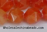 CNG6291 15.5 inches 14mm faceted nuggets candy jade beads