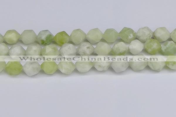 CNG6292 15.5 inches 14mm faceted nuggets lucky jade beads