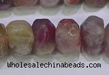 CNG6381 15.5 inches 6*14mm - 8*14mm nuggets tourmaline beads