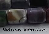 CNG6411 15.5 inches 15*20mm faceted nuggets Indian agate beads