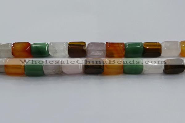 CNG6435 15.5 inches 15*20mm faceted nuggets mixed gemstone beads