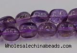 CNG6853 15.5 inches 8*12mm - 10*14mm nuggets amethyst beads