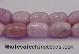 CNG6877 15.5 inches 8*12mm - 10*14mm nuggets pink kunzite beads