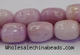 CNG6878 15.5 inches 12*16mm - 13*18mm nuggets pink kunzite beads