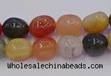 CNG6888 8*12mm - 10*14mm nuggets mixed rutilated quartz beads